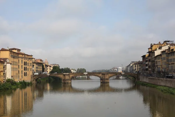 Vista Ponte Vecchio Florence Italia — Fotografia de Stock