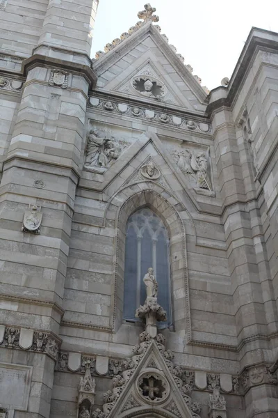 Nápoly Katedrális Duomo Santa Maria Assunta Vagy Cattedrale San Gennaro — Stock Fotó