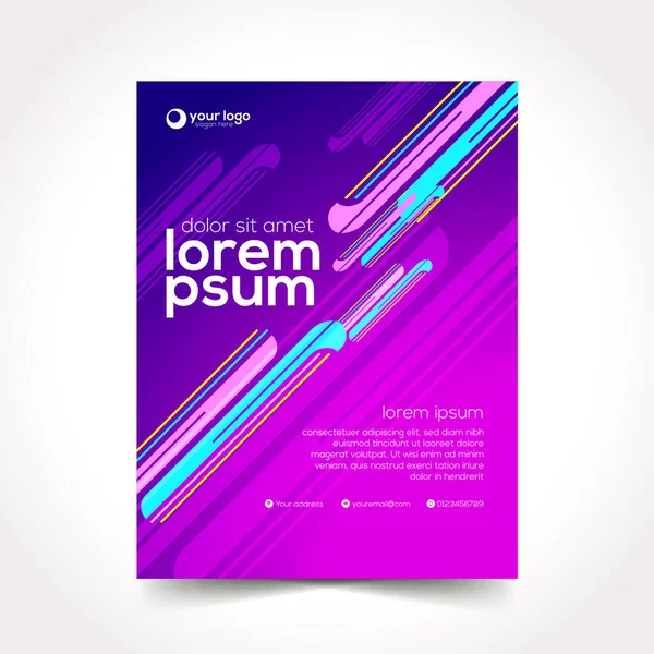 Moderne Design Sjabloon Achtergrond Voor Cover Poster Brochure Banier Etc — Stockvector