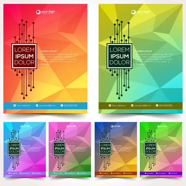 Moderne Design Sjabloon Achtergrond Voor Cover Poster Brochure Banier Etc — Stockvector
