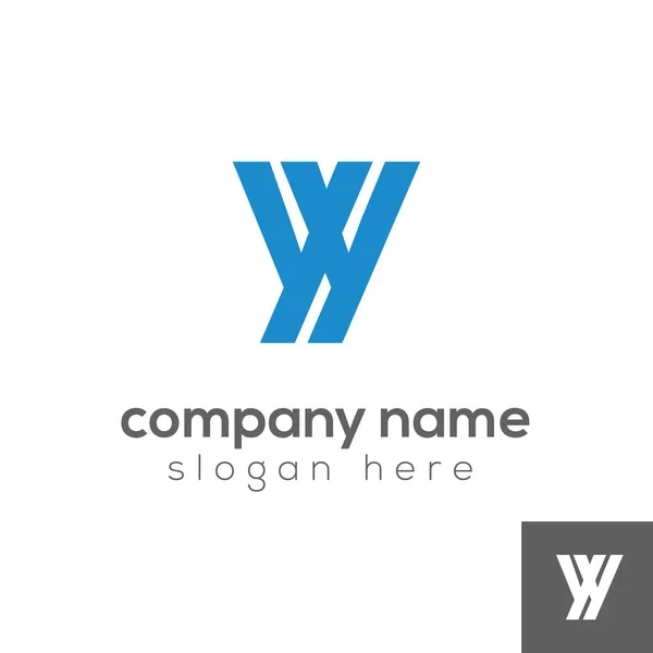 Ilustração Vetorial Colorida Logotipo Empresa Com Letras —  Vetores de Stock