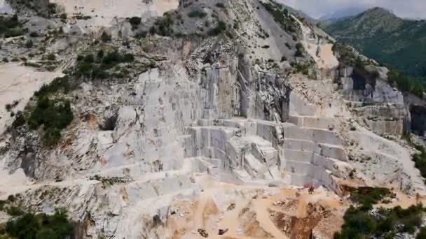 Uma bela vista drone das cavernas mais famosas do mundo . — Vídeo de Stock