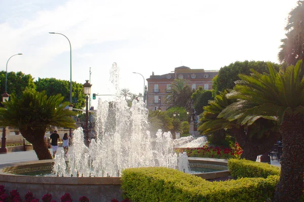 Färgglada Trädgård Glorieta Murcia — Stockfoto