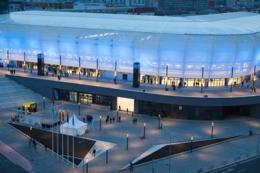 Bratislava, Slovakya - 3rd Mart 2019 - ilk maç yeni futbol stadyumu