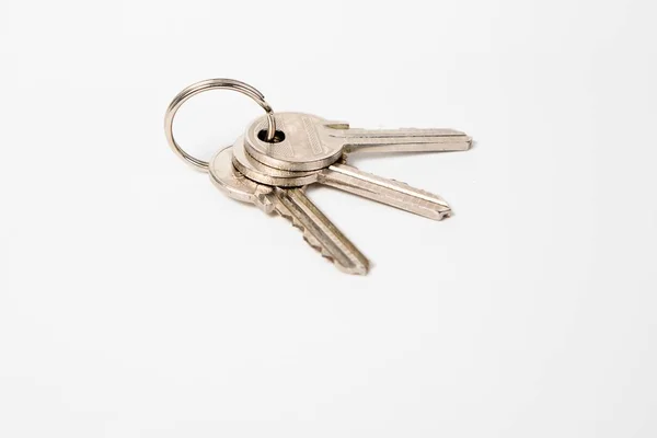 Three keys on white background. — Stock Photo, Image