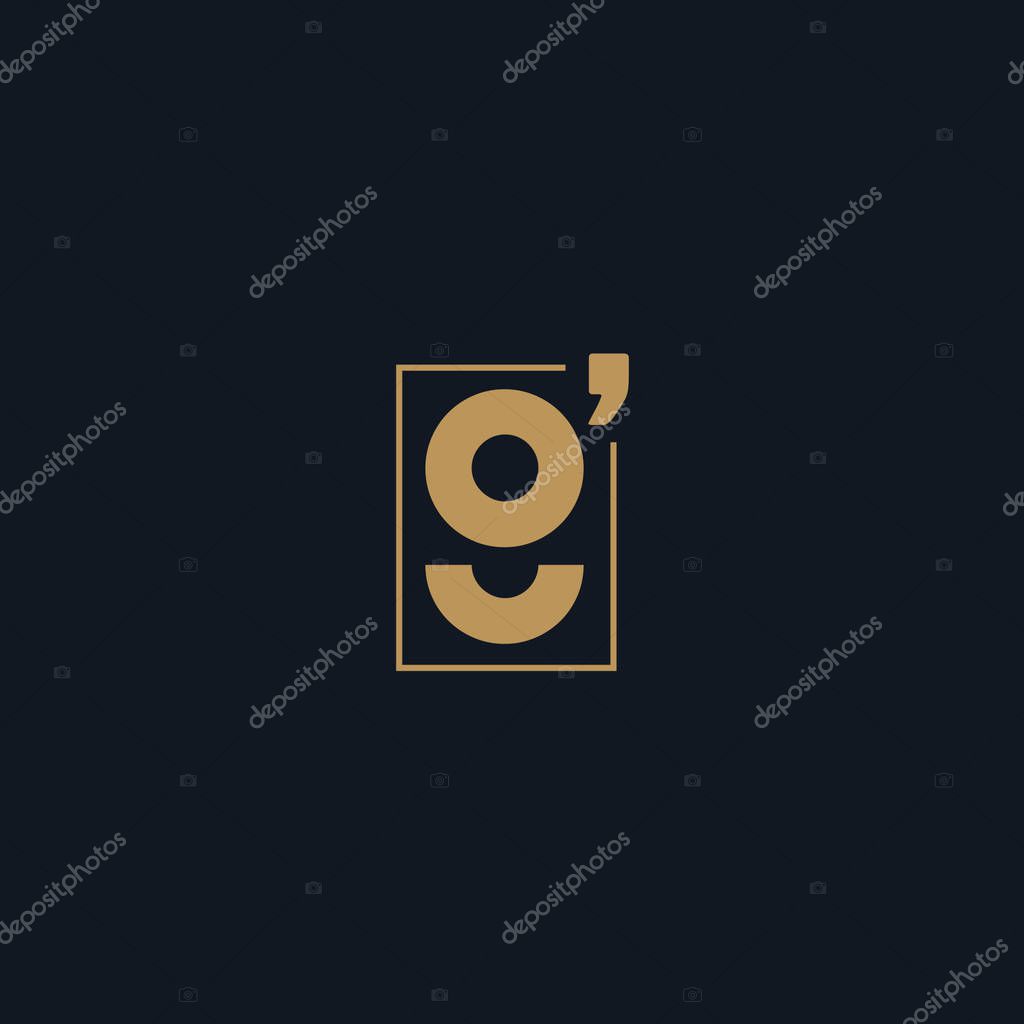 Gold 8 figure logo design