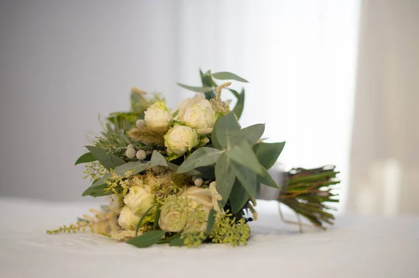 Bouquet Jolies Fleurs Mariage — Photo