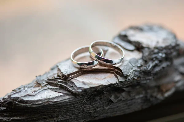 Anillos Bonitos Para Bodas — Foto de Stock