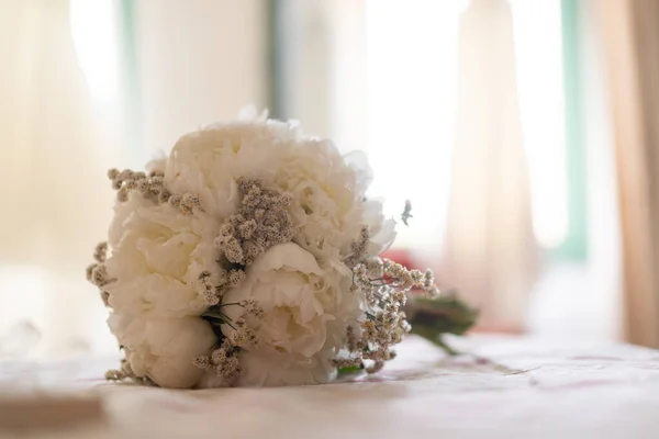 Bouquet Roses Blanches — Photo