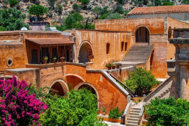 Yunanistan 'ın Girit kentindeki Agia Triad Manastırı