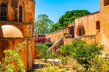 Yunanistan 'ın Girit kentindeki Agia Triad Manastırı