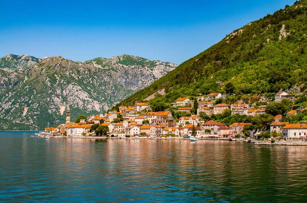 Perast Staden Montenegro — Stockfoto