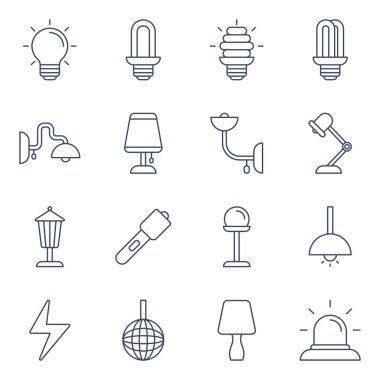 Lamba simgeleri paketi. Ayrı semboller koleksiyonu 