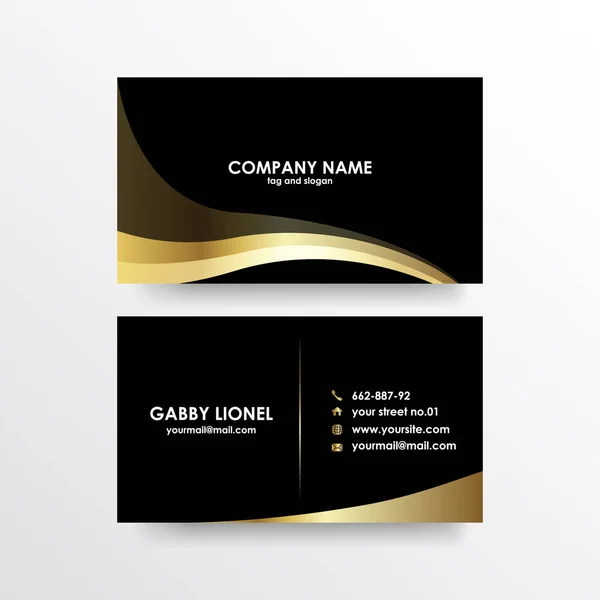 Creative and elegant double sided business card template. Simple and clean design. Creative corporate identity .