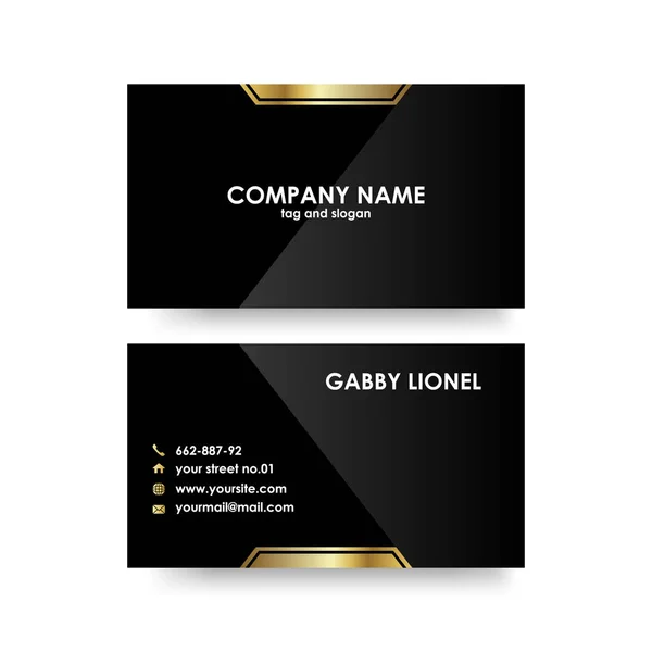 Creative and elegant double sided business card template. Simple and clean design. Creative corporate identity .