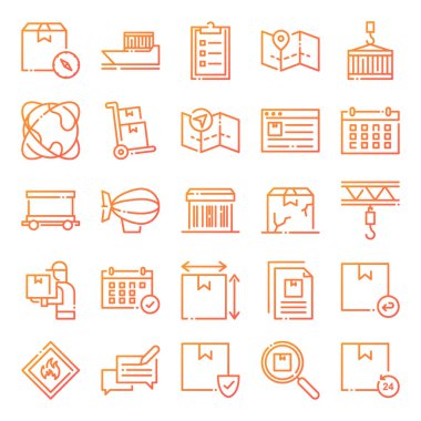 Lojistik simgeler paketi