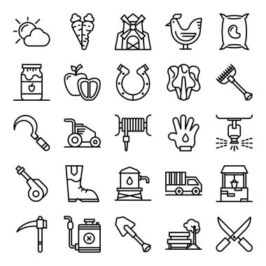 Tarım simgeleri paketi