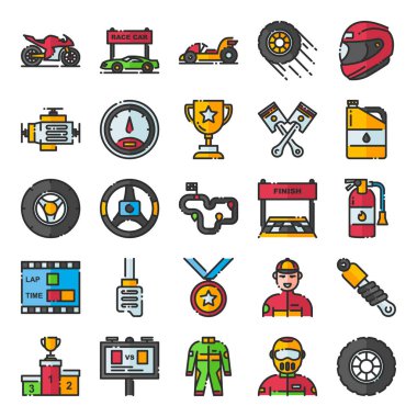 Yarış simgeleri paketi