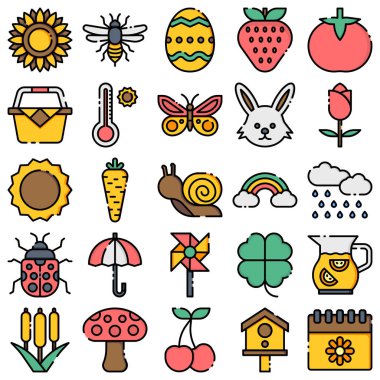 Bahar simgeleri paketi