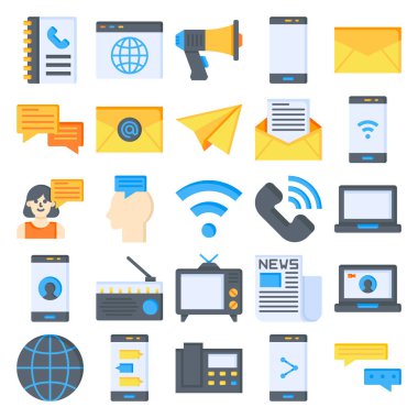 İletişim simgeleri paketi