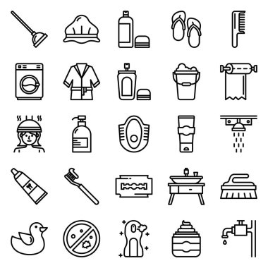 Banyo simgeleri paketi