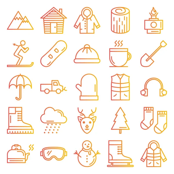 Winter icons pack