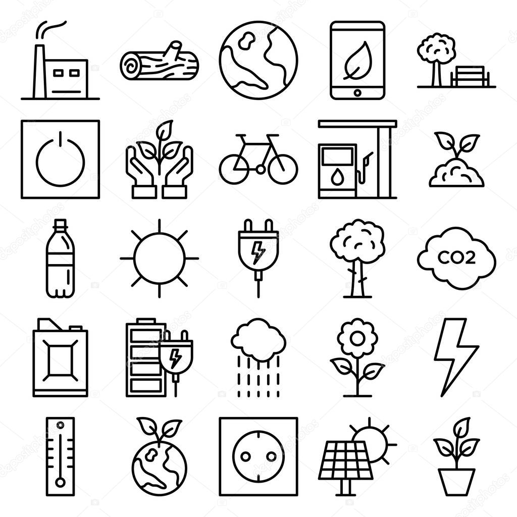 Ecology icons pack