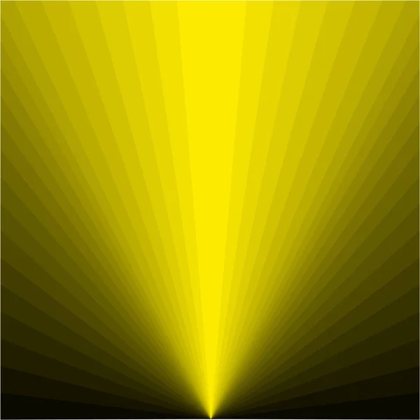 Background of yellow rays — Stock Vector