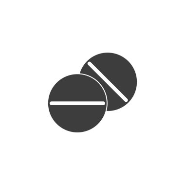 simge tıbbi ilaçlar. Vektör çizim