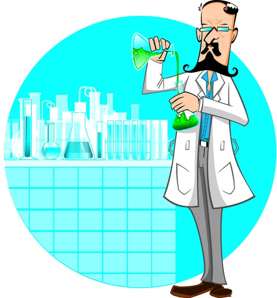 Scientist Chemistry Lab — Stock Photo, Image