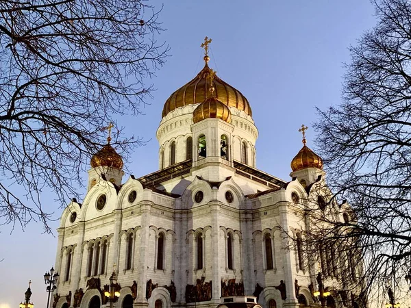 Moscovo Catedral Cristo Salvador — Fotografia de Stock
