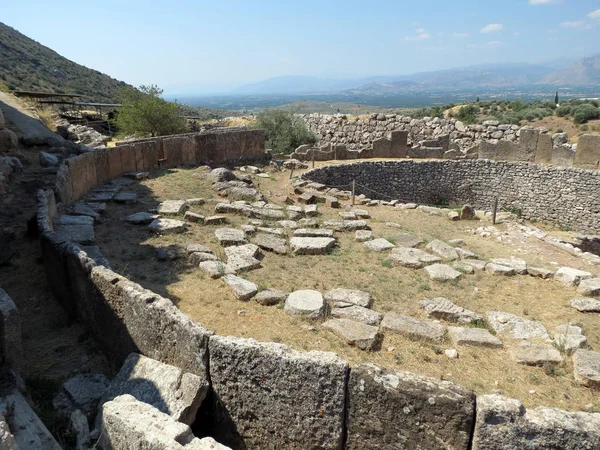Avrupa, Yunanistan, Mycenae, medeniyetin beşiği antik taşlar yakından bakmak