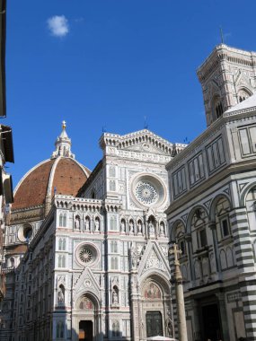 Avrupa, İtalya, Tuscany, Florence, Santa Maria del Fiore Katedrali Merkez Cephesi