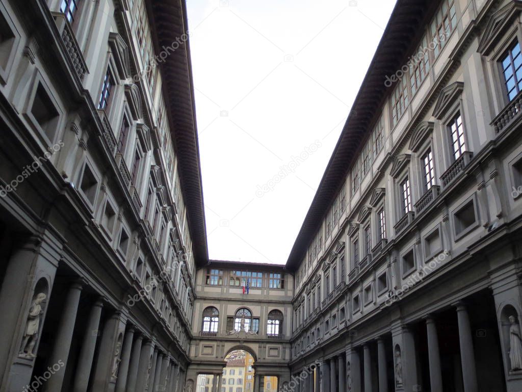 Gallery Uffizi one of the oldest museums in Europe, Florence, Italy