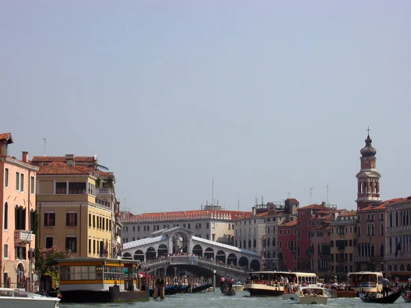 Rialto Köprüsü ve Grand canal, Venice, İtalya