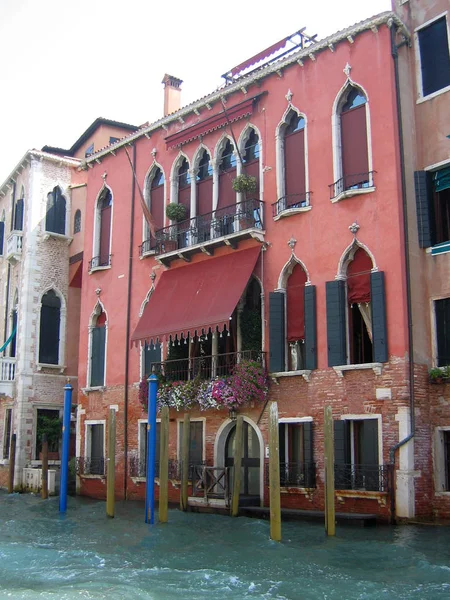 One Beautiful Palaces Banks Grand Canal Venice Italy — Stock Photo, Image