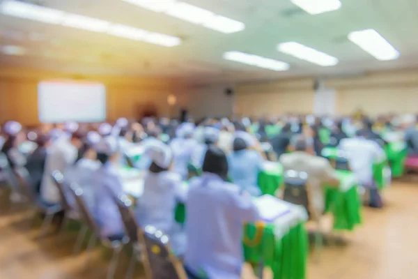 Rozmazání Obchodních Jednání Konference Prezentace Konferenčním Sále — Stock fotografie