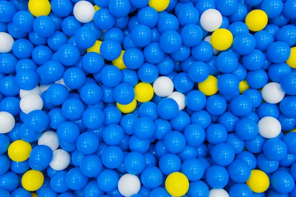 Primer Plano Juguete Plástico Colorido Bola Patio Juegos Para Niños — Foto de Stock