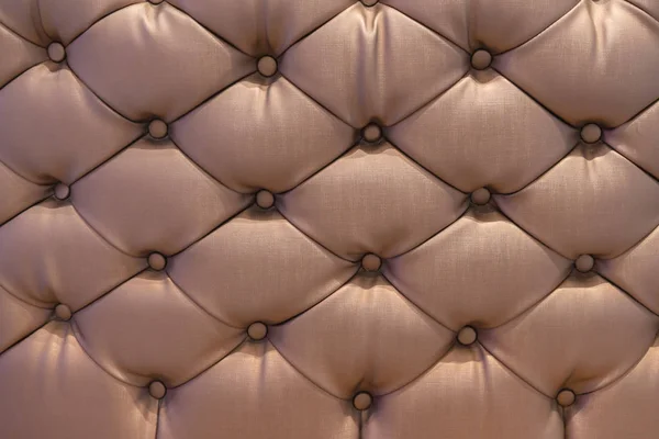背景の黄色のソファ張り革のパターン — ストック写真