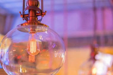 İç mimari için güzel Vintage Aydınlatma Dekorasyonu.