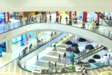 Soyut bulanıklık, mağazada alışveriş merkezi.