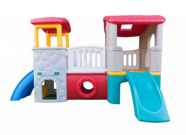 kırpma yolu ile beyaz arka plan üzerinde izole çocuk oyun alanı.