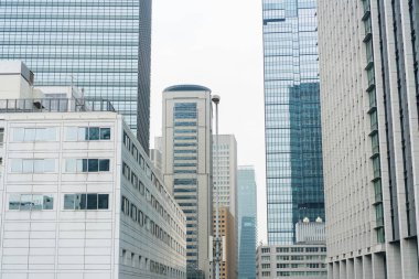 Çağdaş mimari ofis binası şehir, perspektif kavramı.