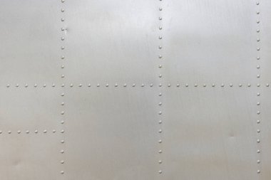 uçak gövde doku yüzeyine metal alüminyum.
