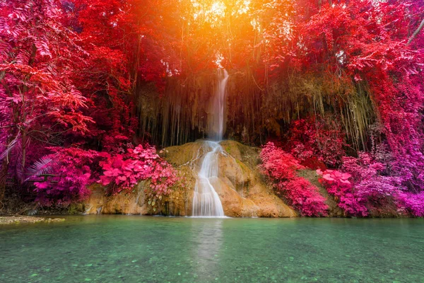 Schöner Wasserfall Regenwald Bei Phu Sang Fällt Phoyao Thailand Phusang — Stockfoto