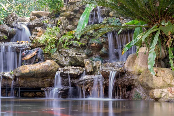 Waterval Tuin Het Openbare Park — Stockfoto