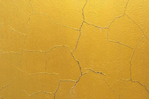 Fondo Cemento Con Una Textura Pared Oro — Foto de Stock