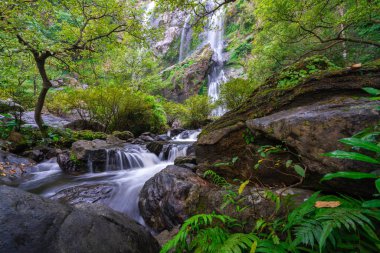 Khlong Lan Şelalesi Tayland yağmur ormanlarında çok güzel bir şelaledir..