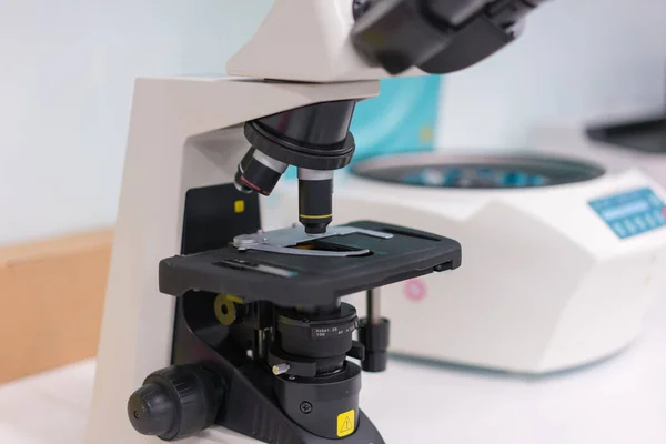 Scientist Equipment Science Experiments Laboratory Glassware Containing Chemical Liquid Research — Stock Photo, Image