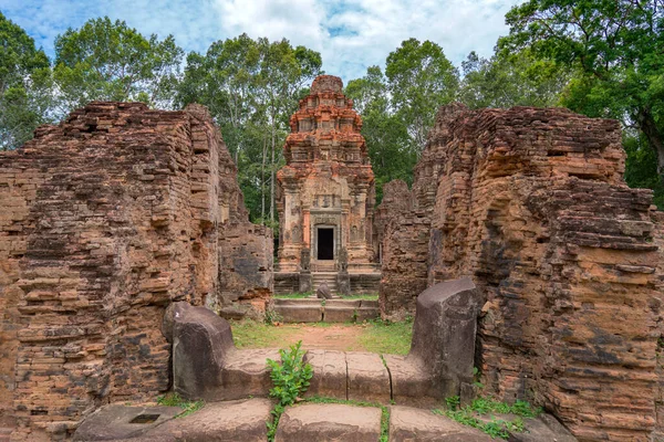 Castillo Preahko Templo Khmer Del Buddhist Antiguo Prasat Preah Angkor —  Fotos de Stock